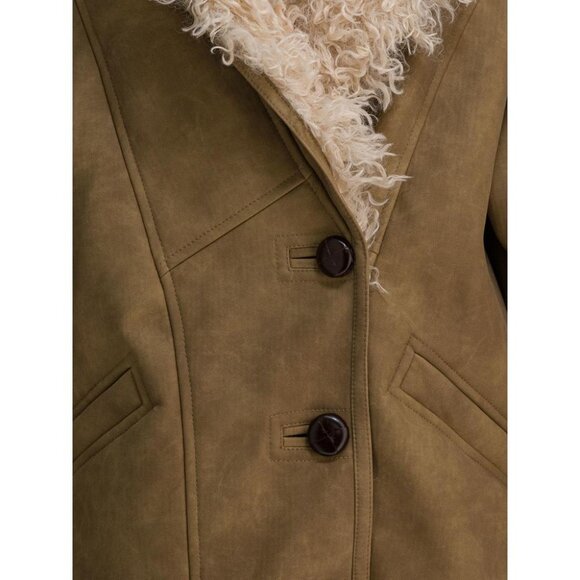 Marant Étoile Clea Shearling Jacket tag size 36 Women - Picture 3 of 4